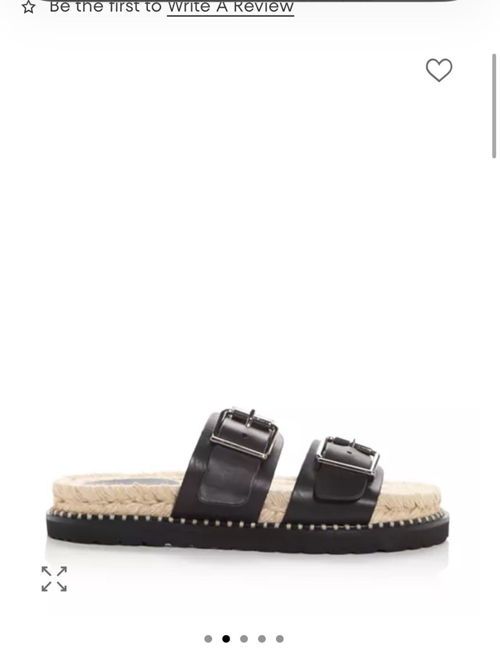 NWT Castaner Buckle Slides